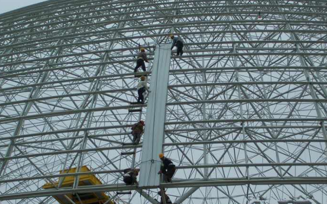 樟树网架装配好以后应当留神哪八项验收事件